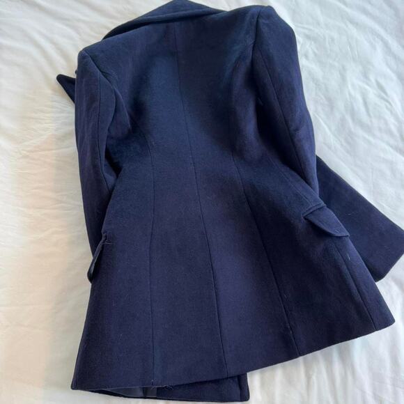 Helsa navy blue wool peacoat - Picture 6 of 6